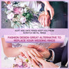 CHICMODA 8 Colorfu Silicone Wedding Rings Women Men  Breathable Design