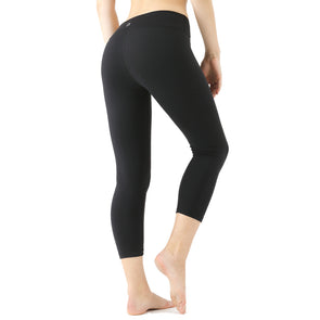 CHICMODA Slimming Yoga Capris with Hidden Pocket